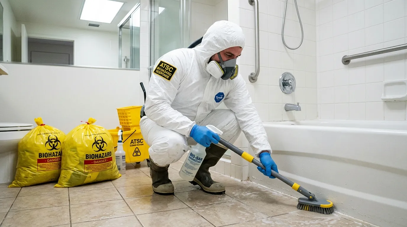 Decontamination equipment deployed for Blood Cleanup in Weehawken